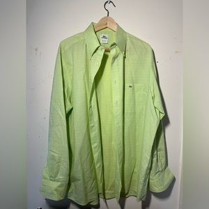 Men’s vintage Lacoste button down. Size Large